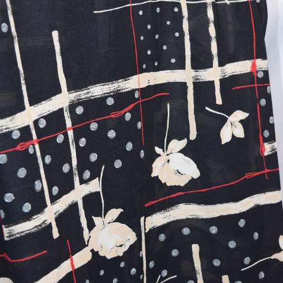 Alfred Dunner Collared Long Sleeve, Button Front Blouse, Size 18 - Picture 13 of 15